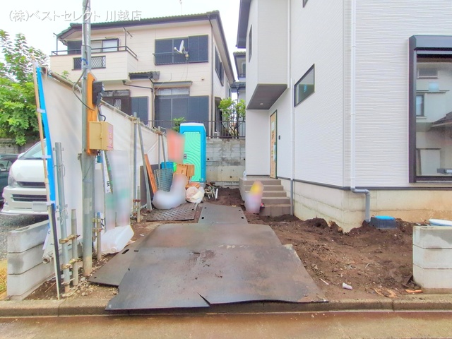 埼玉県川越市むさし野の新築戸建て外構写真 2025年9月30日撮影
