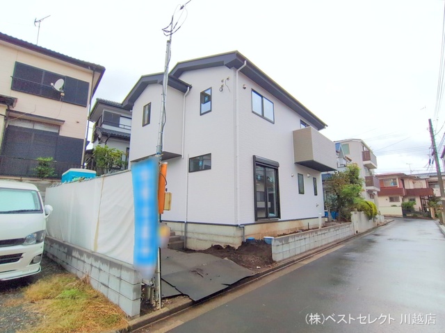 埼玉県川越市むさし野の新築戸建て外構写真 2025年9月30日撮影