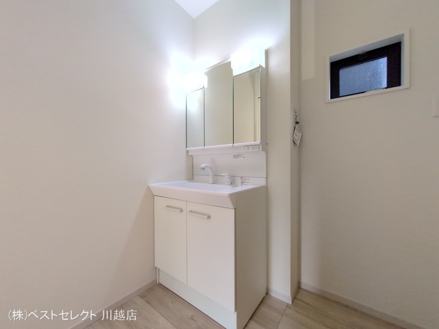 埼玉県川越市むさし野の新築戸建て洗面所写真 2026年1月14日撮影