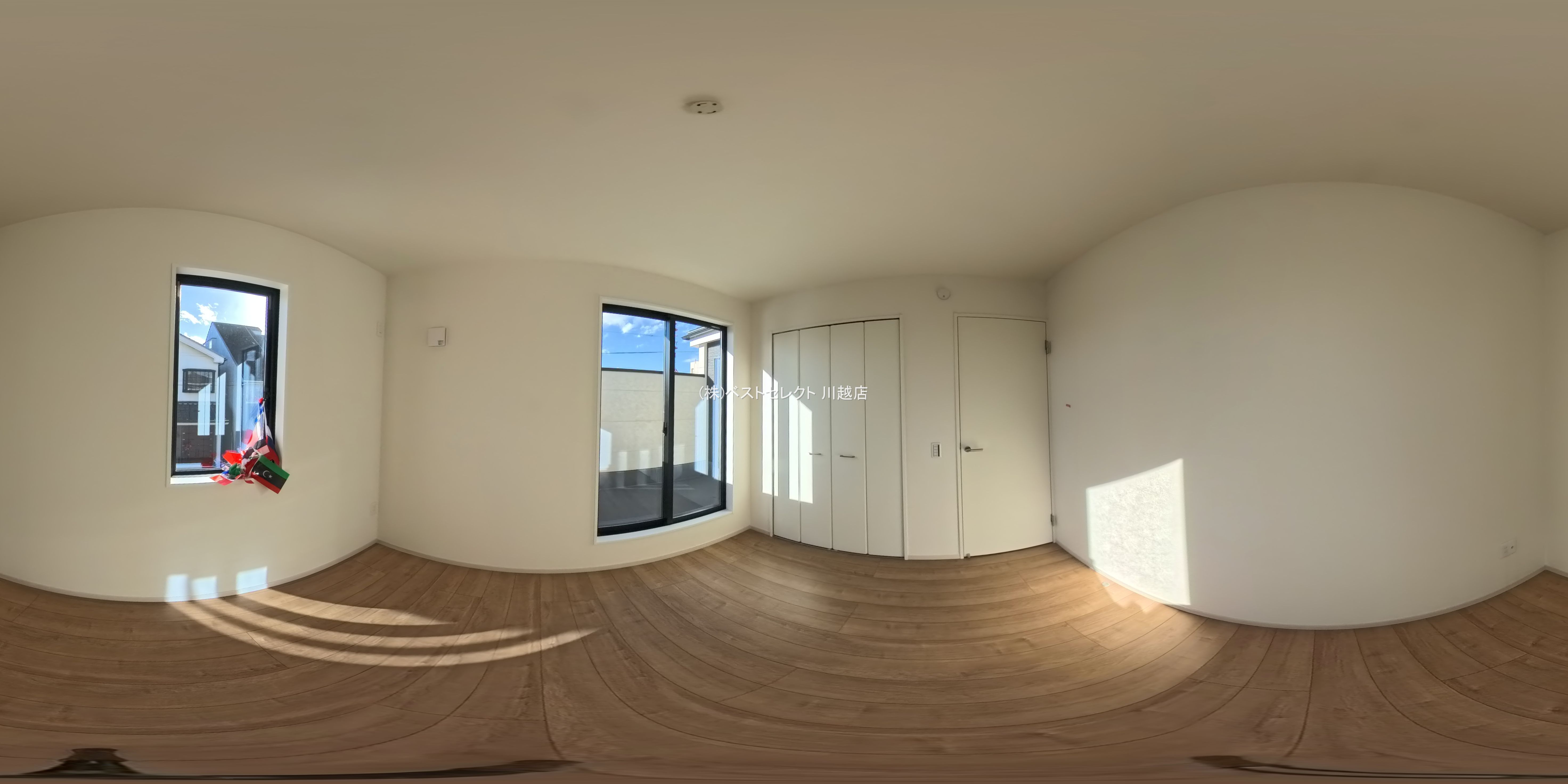 埼玉県川越市新宿町３丁目の新築戸建てパノラマ（居室サブ）写真 2025年11月9日撮影