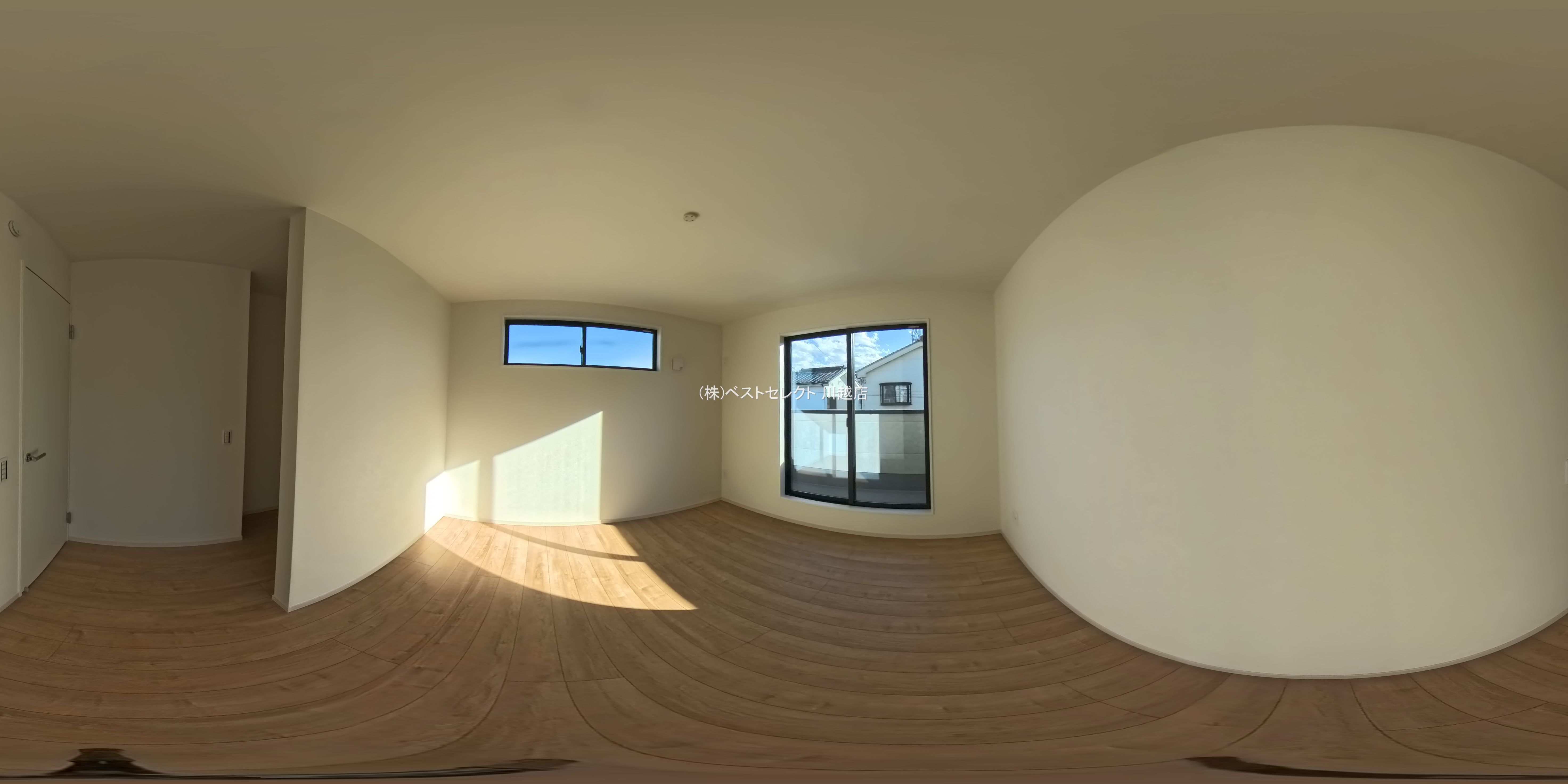 埼玉県川越市新宿町３丁目の新築戸建てパノラマ（居室メイン）写真 2025年11月9日撮影