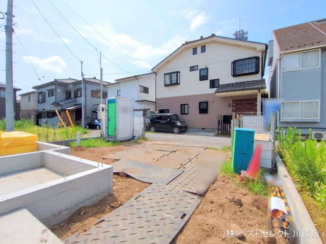 埼玉県川越市新宿町３丁目の新築戸建て基礎写真 2025年8月5日撮影