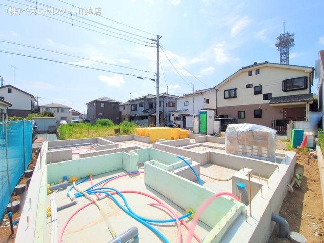 埼玉県川越市新宿町３丁目の新築戸建て基礎写真 2025年8月5日撮影