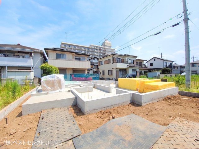 埼玉県川越市新宿町３丁目の新築戸建て基礎写真 2025年8月5日撮影