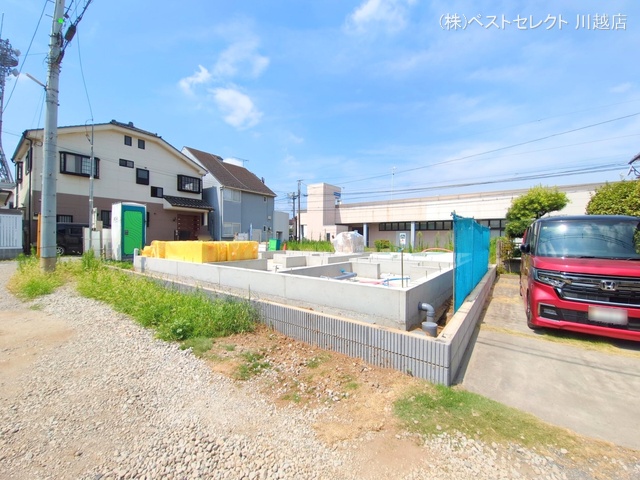 埼玉県川越市新宿町３丁目の新築戸建て基礎写真 2025年8月5日撮影