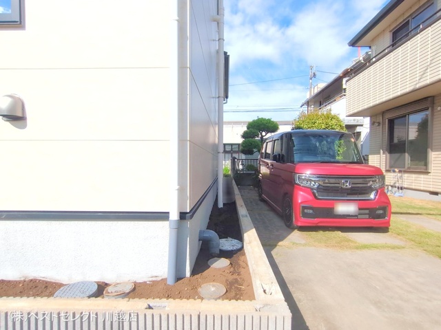 埼玉県川越市新宿町３丁目の新築戸建て外構写真 2025年10月5日撮影