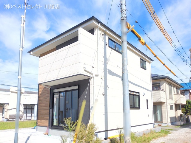 埼玉県川越市新宿町３丁目の新築戸建て外構写真 2025年10月5日撮影