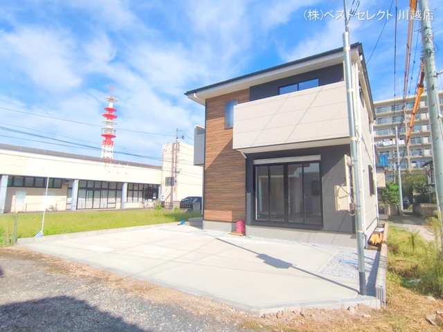 埼玉県川越市新宿町３丁目の新築戸建て外構写真 2025年10月5日撮影