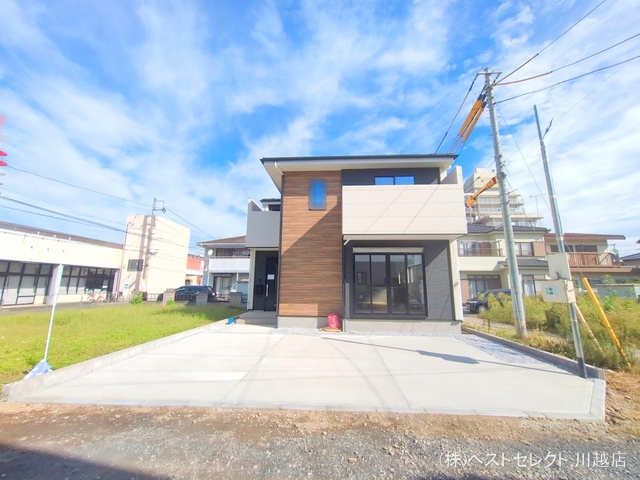 埼玉県川越市新宿町３丁目の新築戸建て外構写真 2025年10月5日撮影