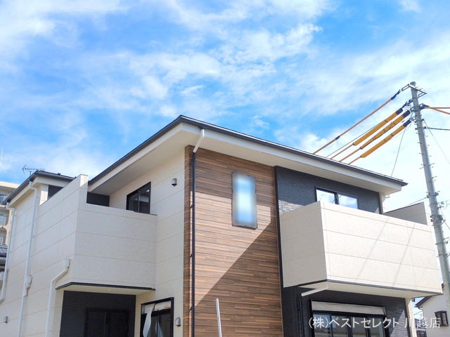 埼玉県川越市新宿町３丁目の新築戸建て外構写真 2025年10月5日撮影