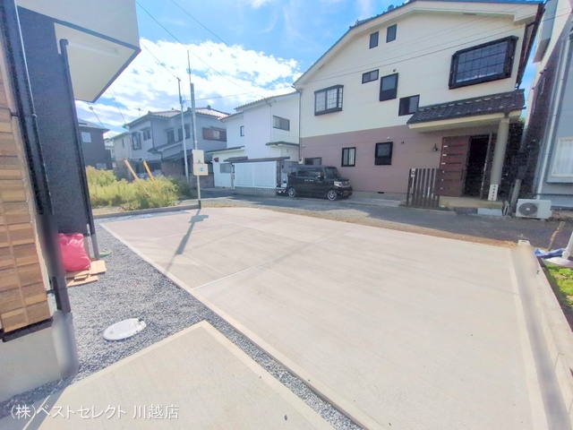 埼玉県川越市新宿町３丁目の新築戸建て外構写真 2025年10月5日撮影