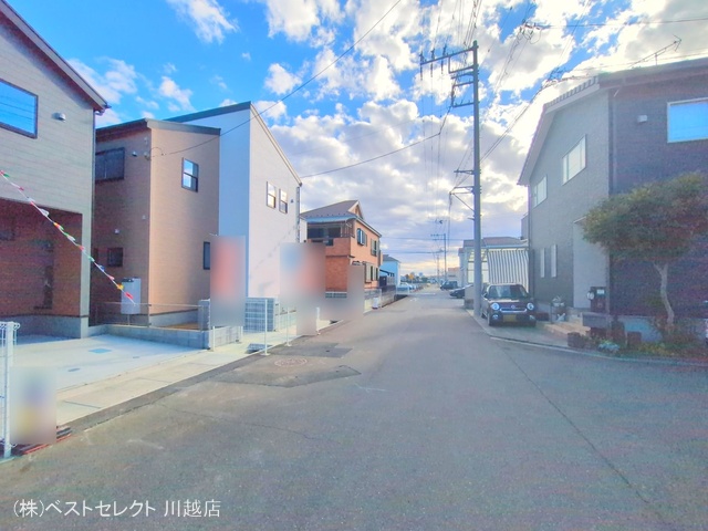 埼玉県川越市大字木野目の新築戸建て完成写真 2025年12月21日撮影