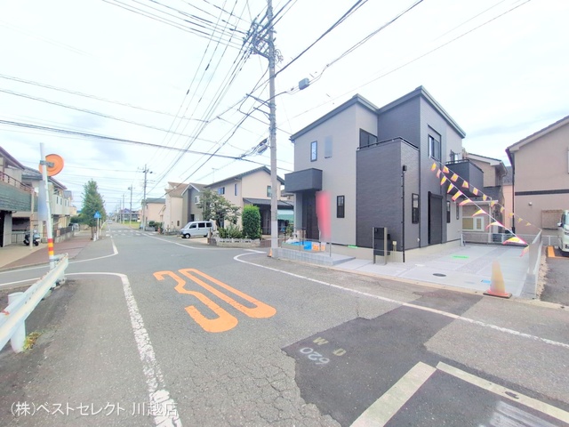 埼玉県川越市諏訪町の新築戸建て外構写真 2025年9月28日撮影