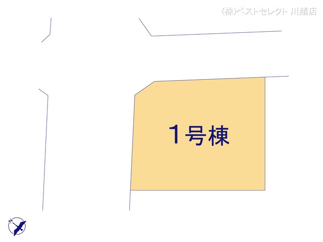 埼玉県川越市諏訪町の新築戸建て全体区画図 ※図面と異なる場合は現況を優先