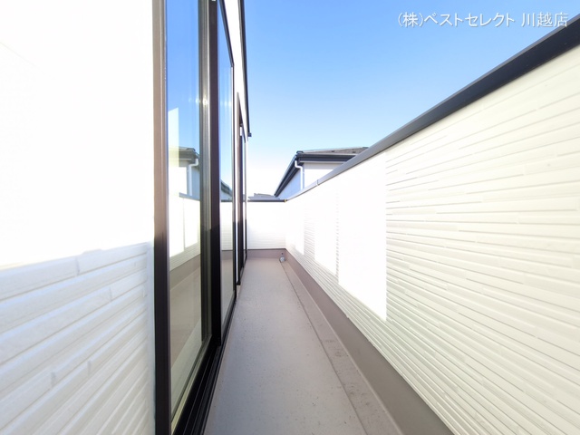 埼玉県川越市大字山田の新築戸建てバルコニー写真 2025年12月3日撮影