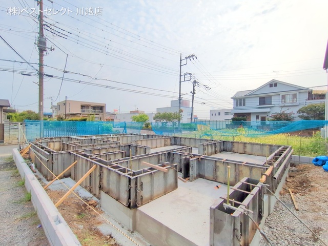 埼玉県川越市大字山田の新築戸建て基礎写真 2025年8月21日撮影
