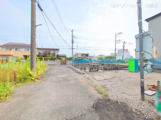 埼玉県川越市大字山田の新築戸建て基礎写真 2025年8月21日撮影