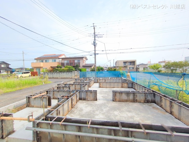埼玉県川越市大字山田の新築戸建て基礎写真 2025年8月21日撮影