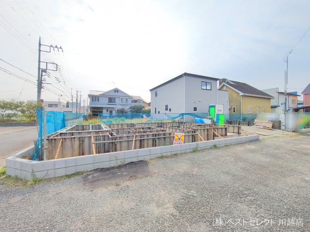 埼玉県川越市大字山田の新築戸建て基礎写真 2025年8月21日撮影