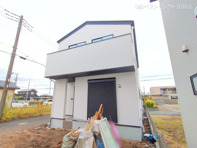 埼玉県川越市大字山田の新築戸建て外構写真 2025年10月20日撮影