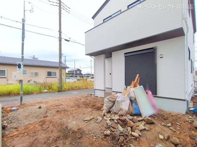 埼玉県川越市大字山田の新築戸建て外構写真 2025年10月20日撮影