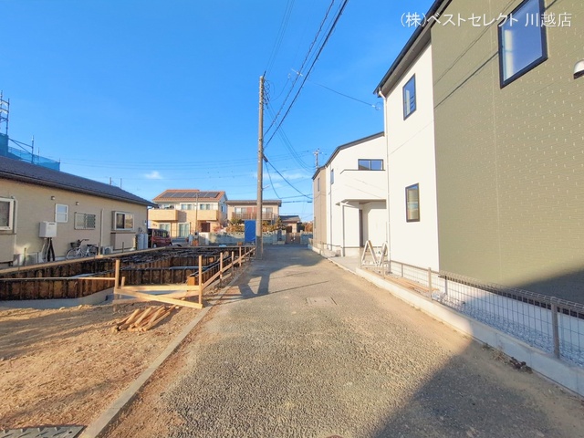 埼玉県川越市大字山田の新築戸建て完成写真 2026年2月3日撮影