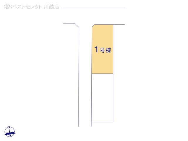 埼玉県川越市大字山田の新築戸建て全体区画図 ※図面と異なる場合は現況を優先