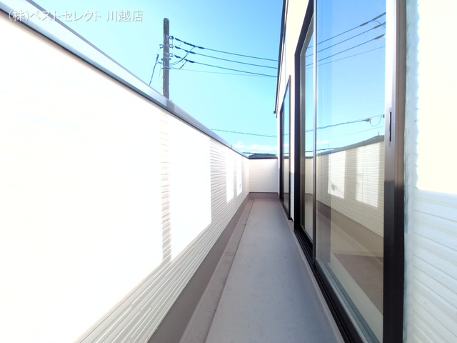 埼玉県川越市大字山田の新築戸建てバルコニー写真 2025年12月3日撮影