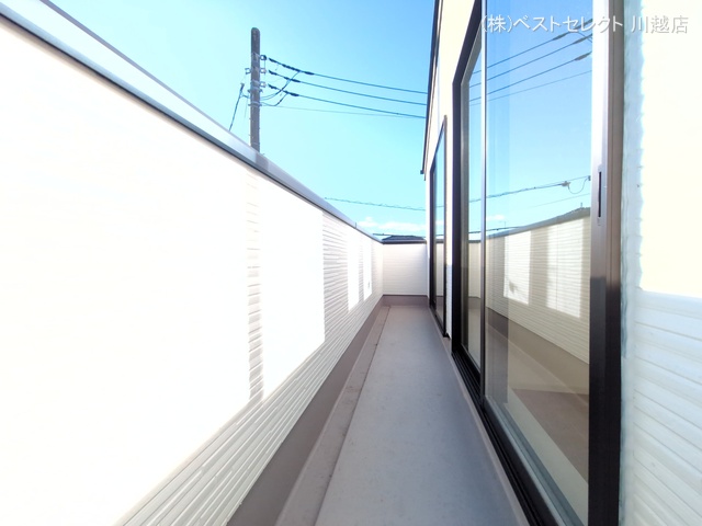 埼玉県川越市大字山田の新築戸建てバルコニー写真 2025年12月3日撮影