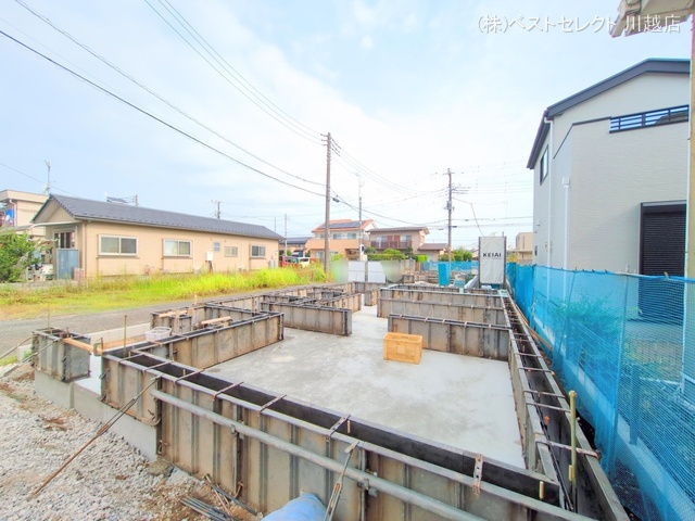埼玉県川越市大字山田の新築戸建て基礎写真 2025年8月21日撮影