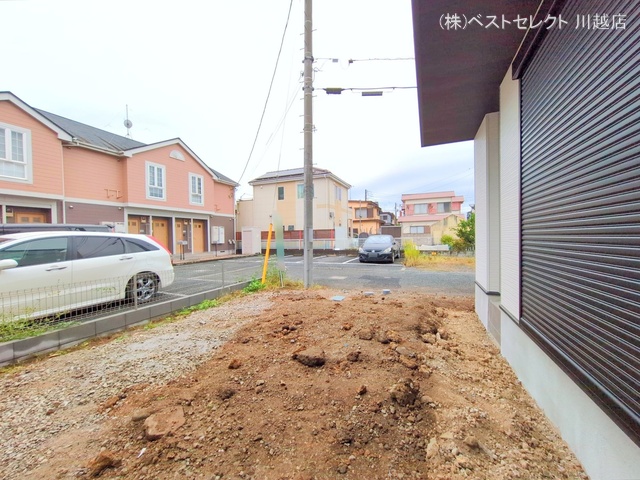埼玉県川越市大字山田の新築戸建て外構写真 2025年10月20日撮影
