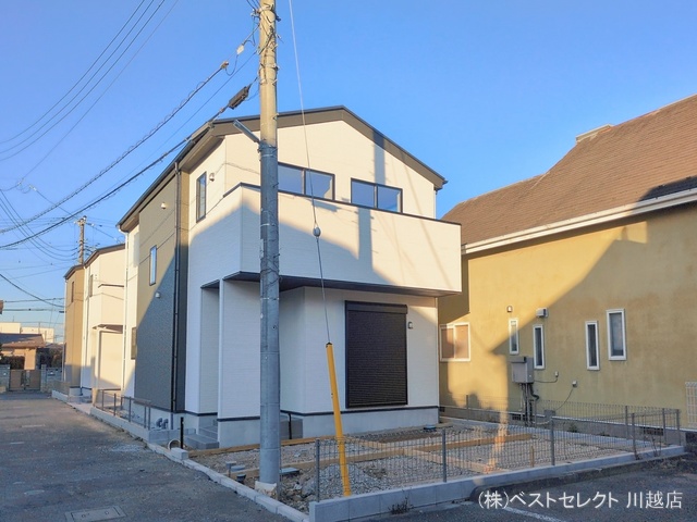 埼玉県川越市大字山田の新築戸建て外構写真 2026年1月12日撮影