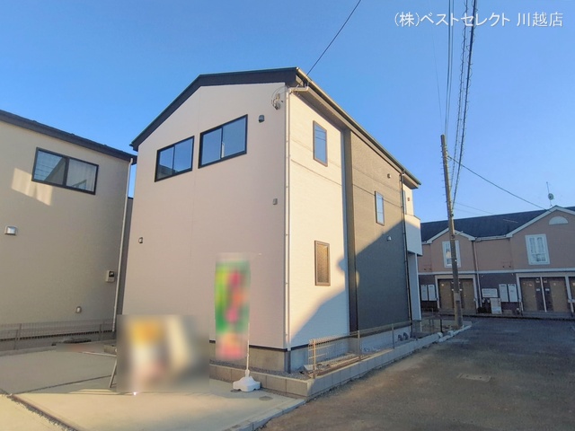 埼玉県川越市大字山田の新築戸建て外構写真 2026年1月12日撮影