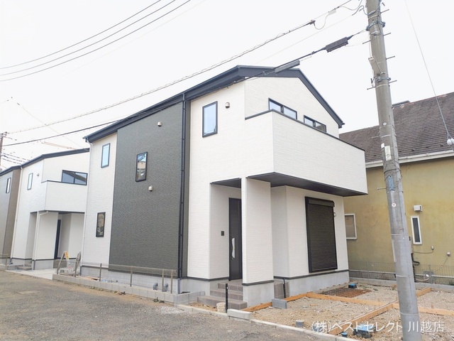 埼玉県川越市大字山田の新築戸建て外構写真 2026年2月16日撮影