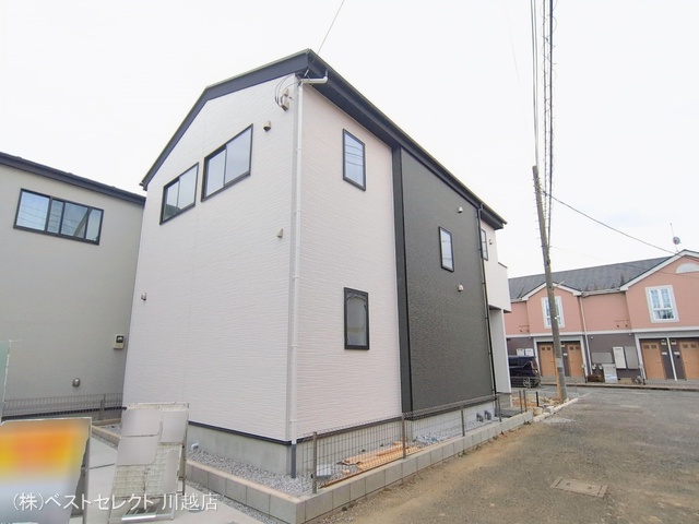 埼玉県川越市大字山田の新築戸建て外構写真 2026年2月16日撮影