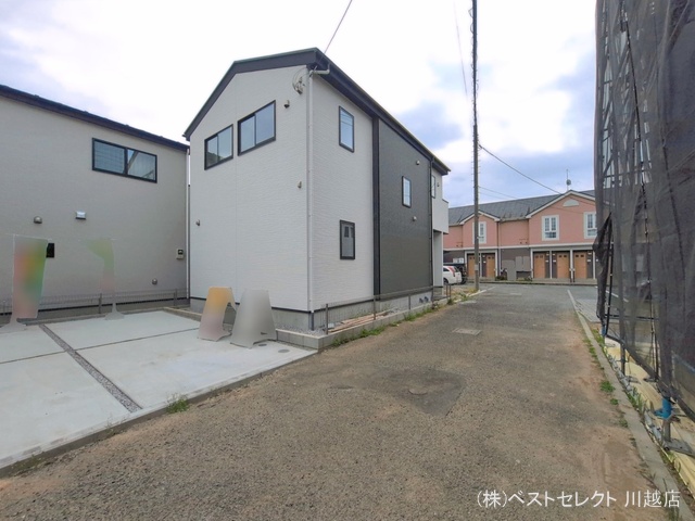 埼玉県川越市大字山田の新築戸建て外構写真 2026年4月14日撮影