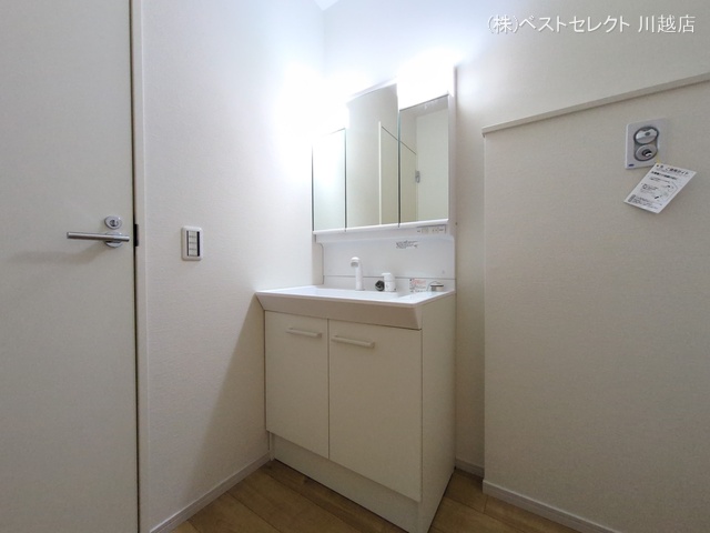 埼玉県川越市大字山田の新築戸建て洗面所写真 2025年12月3日撮影