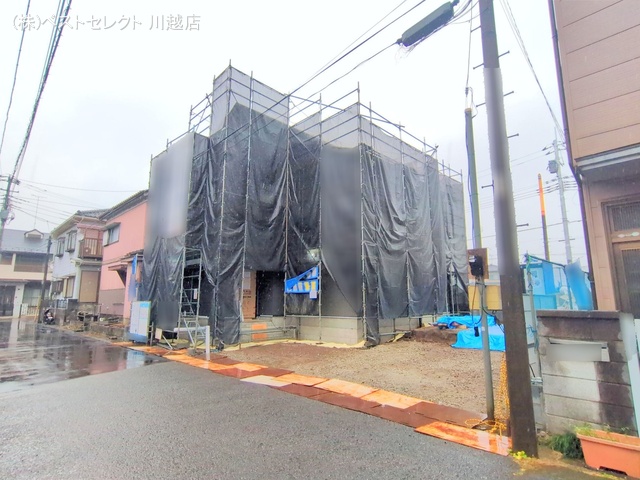 埼玉県川越市大字古市場の新築戸建てシート写真 2025年12月23日撮影