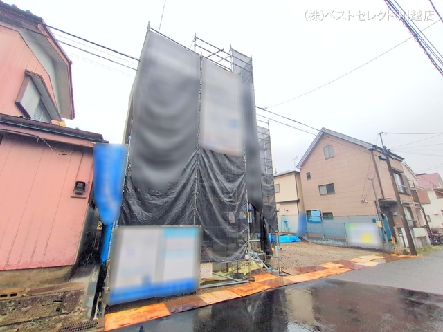 埼玉県川越市大字古市場の新築戸建てシート写真 2025年12月23日撮影