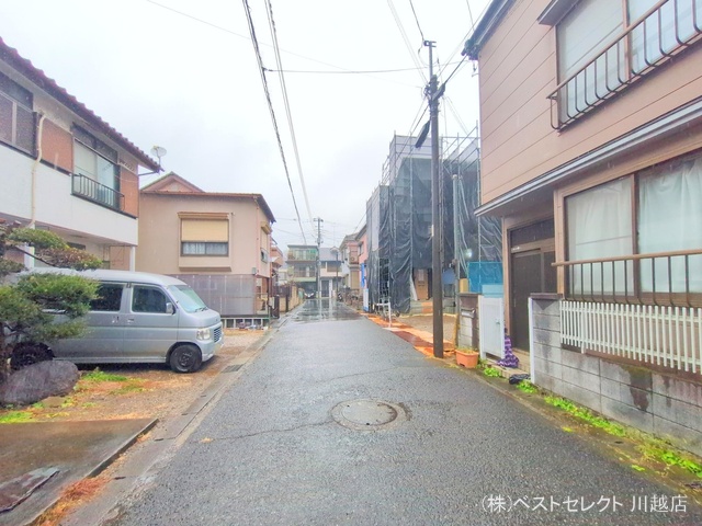 埼玉県川越市大字古市場の新築戸建てシート写真 2025年12月23日撮影