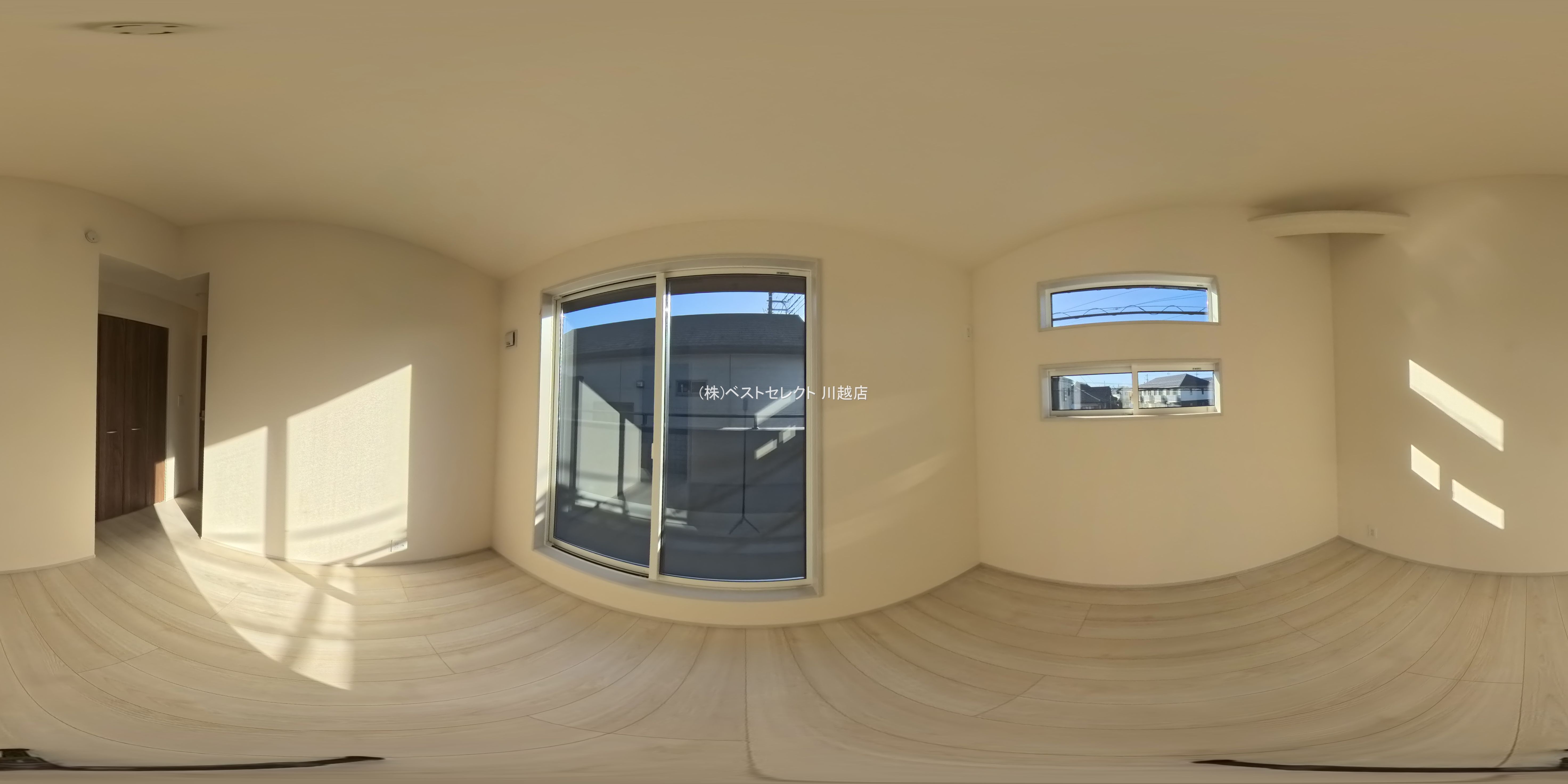 埼玉県川越市大字小室の新築戸建てパノラマ（居室サブ）写真 2026年2月18日撮影