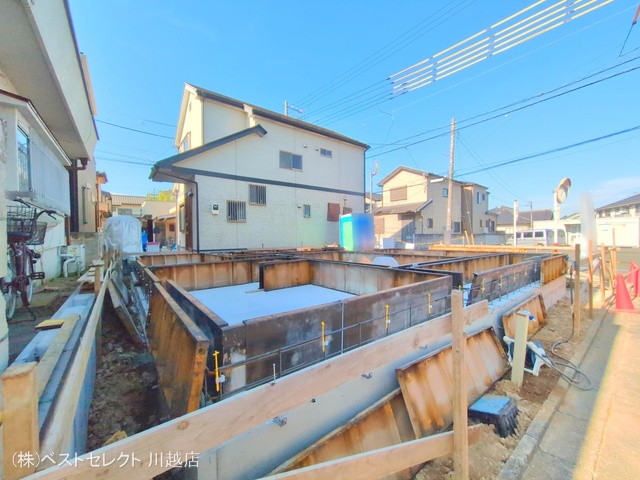 埼玉県川越市大字小室の新築戸建て基礎写真 2025年9月25日撮影