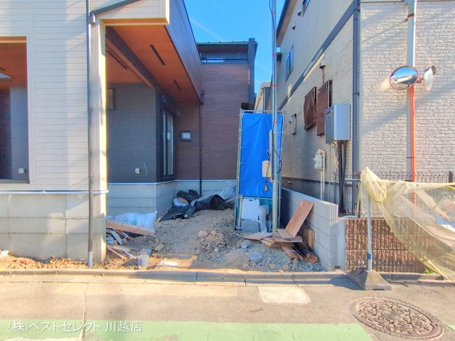 埼玉県川越市大字小室の新築戸建て外構写真 2025年12月11日撮影