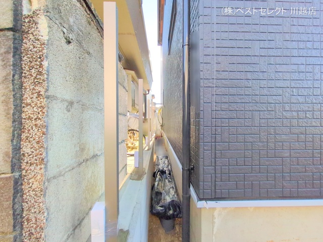 埼玉県川越市大字小室の新築戸建て外構写真 2025年12月11日撮影