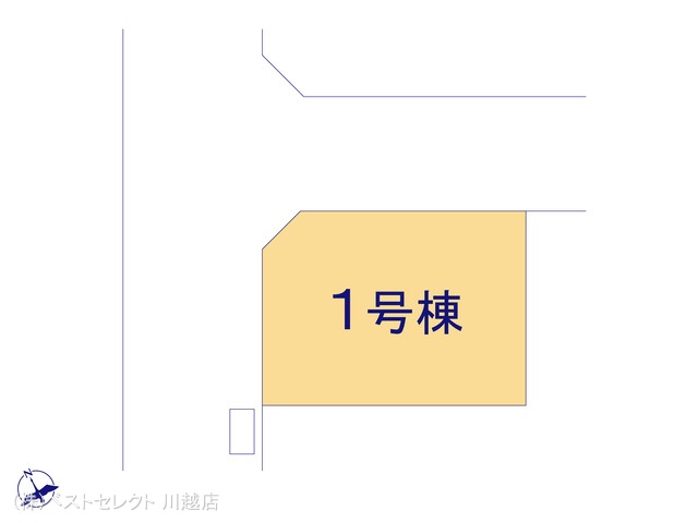 埼玉県川越市大字小室の新築戸建て全体区画図 ※図面と異なる場合は現況を優先