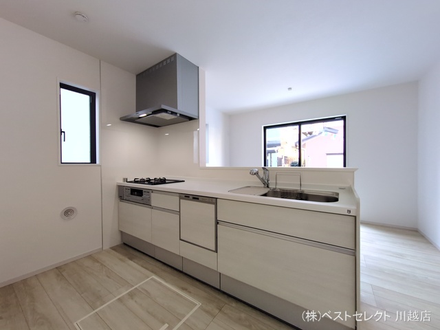 埼玉県川越市むさし野の新築戸建てキッチン写真 2026年1月14日撮影