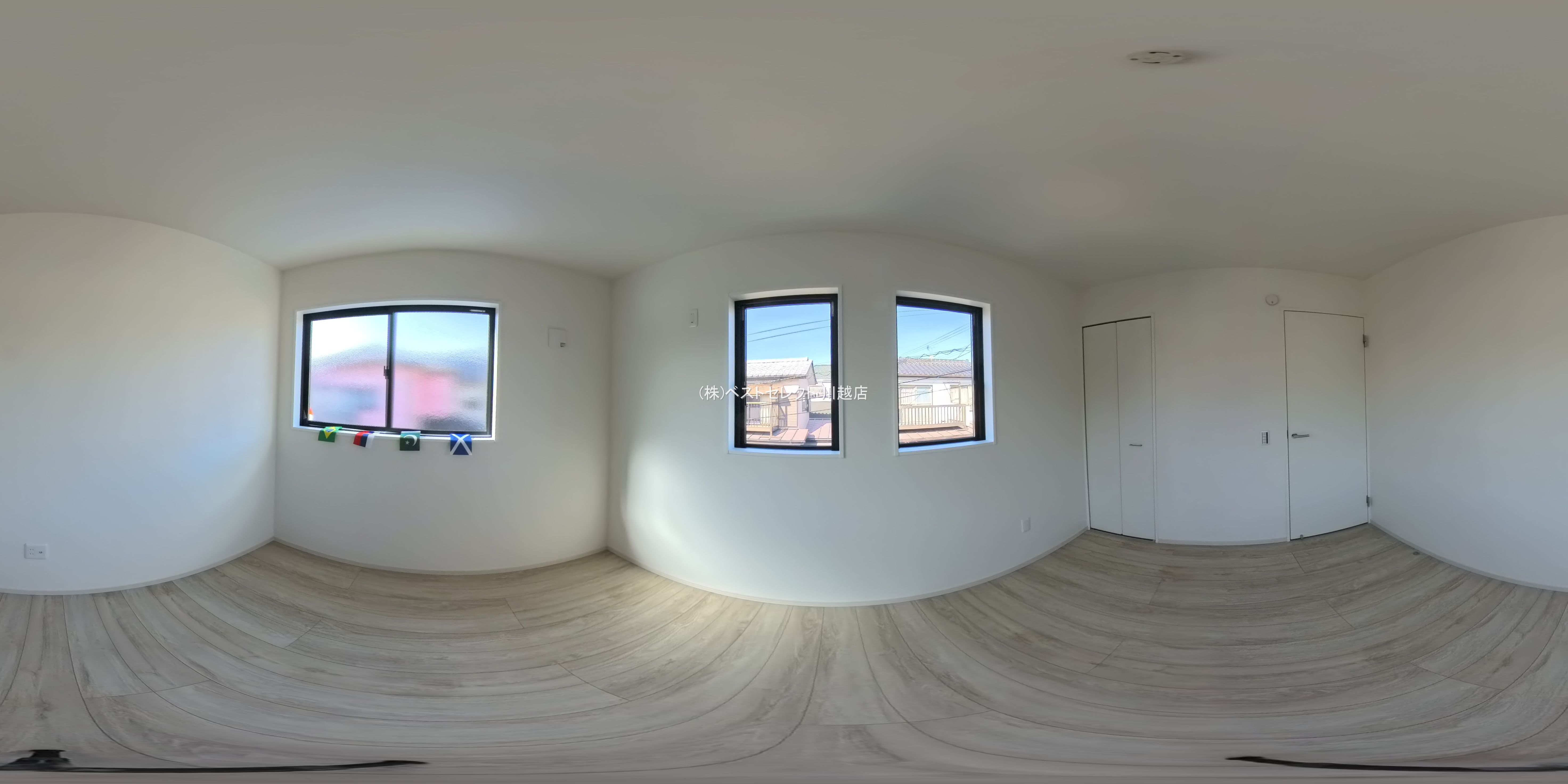 埼玉県川越市むさし野の新築戸建てパノラマ（居室サブ）写真 2026年1月14日撮影