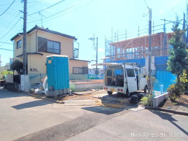 埼玉県川越市むさし野の新築戸建て基礎写真 2025年9月23日撮影