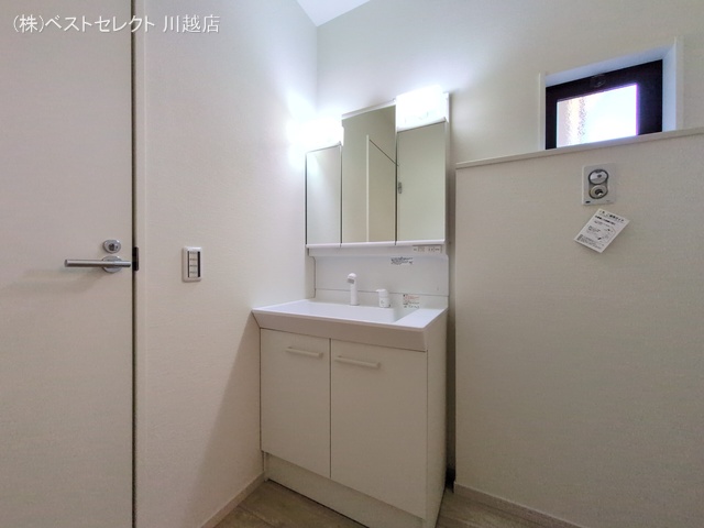 埼玉県川越市むさし野の新築戸建て洗面所写真 2026年1月14日撮影