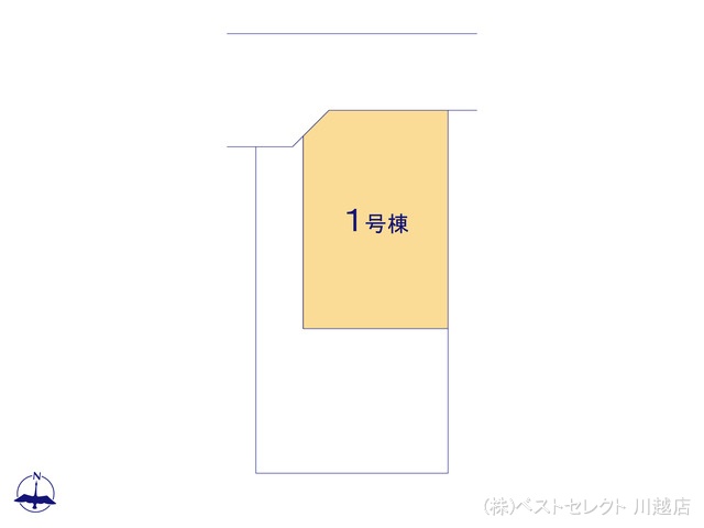 埼玉県川越市むさし野の新築戸建て全体区画図 ※図面と異なる場合は現況を優先